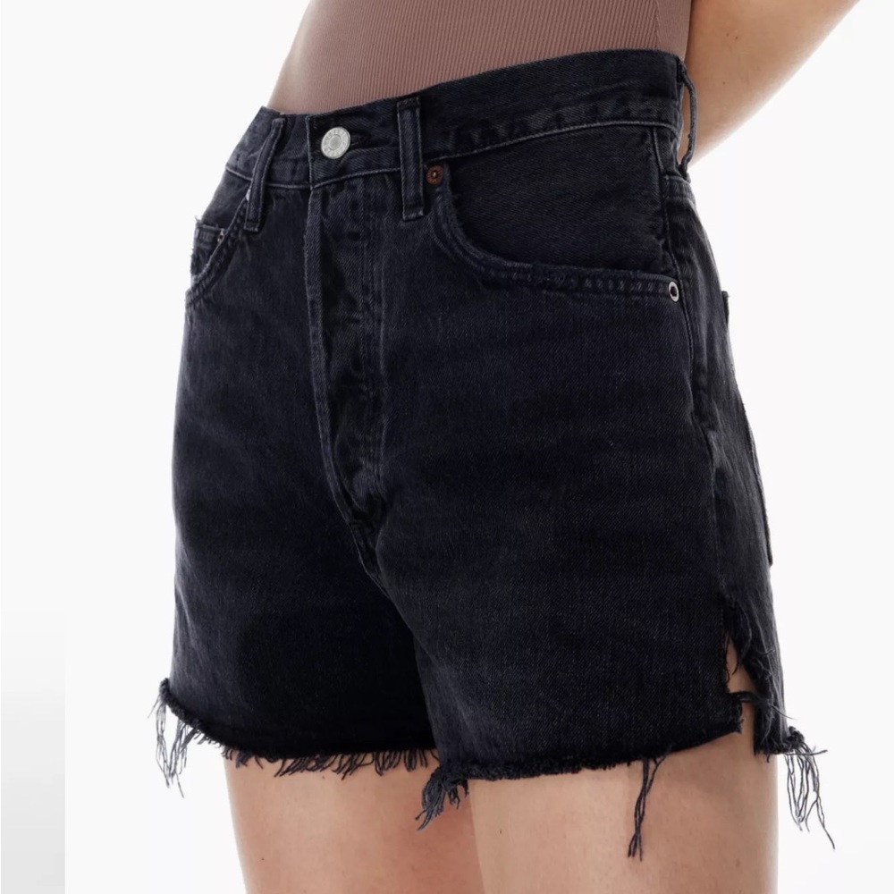 Agolde Dee High-rise cut-off shorts in color Divise - size 26